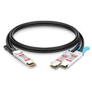3m (10ft) NVIDIA/Mellanox Compatible 400G QSFP-DD to 2 x 200G QSFP56 Ethernet Active Direct Attach Copper Breakout Cable This picture is about 1.