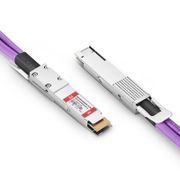 3m (10ft) NVIDIA/Mellanox Compatible 400G QSFP-DD to 4 x 100G QSFP28 Ethernet Active Electrical Breakout Cable This picture is about 2.