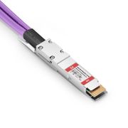 3m (10ft) NVIDIA/Mellanox Compatible 400G QSFP-DD to 4 x 100G QSFP28 Ethernet Active Electrical Breakout Cable This picture is about 3.