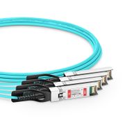 20m (66ft) Dell CBL-QSFP-4 x 10G-AOC20M Compatible 40G QSFP+ to 4 x 10G SFP+ Active Optical Breakout Cable This picture is about 1.