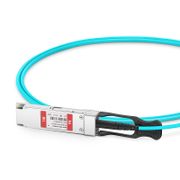 1m (3ft) 40G QSFP+ to 4 x 10G SFP+ Active Optical Breakout Cable for FS Switches This picture is about 1.