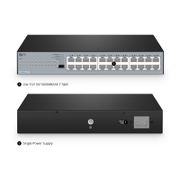 S2500L-24T, 24-Port Gigabit Ethernet L2 Unmanaged Switch, 24 x 10/100/1000M Gigabit RJ45, Fanless, Desktop/Rackmount This picture is about .