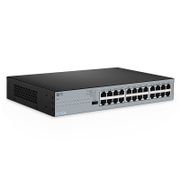 S2500L-24T, 24-Port Gigabit Ethernet L2 Unmanaged Switch, 24 x 10/100/1000M Gigabit RJ45, Fanless, Desktop/Rackmount This picture is about .