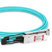 50m (164ft) NVIDIA/Mellanox MFA7A20-C050 Compatible 100G QSFP28 to 2x50G QSFP28 Ethernet Active Optical Breakout Cable This picture is about 3.
