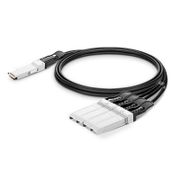 1m (3ft) Generic Compatible 200G QSFP56 to 4 x 50G SFP56 Passive Direct Attach Copper Breakout Cable