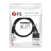 1.5m (5ft) Dell Compatible 200G QSFP-DD to 8 x 25G SFP28 Passive Direct Attach Copper Breakout Cable This picture is about 7.