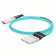 20m (66ft) NVIDIA/Mellanox MFA7A50-C020 Compatible 100G QSFP28 to 4 x 25G SFP28 Ethernet Active Optical Breakout Cable This picture is about 2.