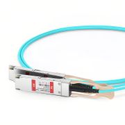 5m (16ft) NVIDIA/Mellanox MFS1S90-H005E Compatible 2 x 200G QSFP56 to 2 x 200G QSFP56 InfiniBand HDR Active Optical Breakout Cable for Quantum Switches This picture is about 2.