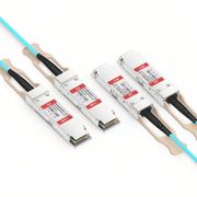 15m (49ft) NVIDIA/Mellanox MFS1S90-H015E Compatible 2 x 200G QSFP56 to 2 x 200G QSFP56 InfiniBand HDR Active Optical Breakout Cable for Quantum Switches This picture is about 1.