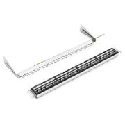FDMP Cat6a 110-Style Shielded Recessed Patch Panel, 24-Port, 1RU