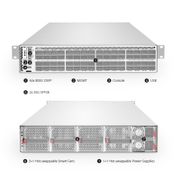 N9600-64OD 64ポート イーサネットHPC/AIデータセンタースイッチ(64x 800Gb OSFP、PicOS®、Broadcom Tomahawk 5チップ) この写真はN9600-64ODに関するものです。