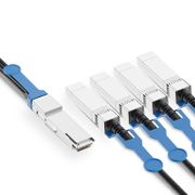 1m (3ft) NVIDIA/Mellanox Compatible 40G QSFP+ to 4 x 10G SFP+ Ethernet Active Direct Attach Copper Breakout Cable This picture is about 1.