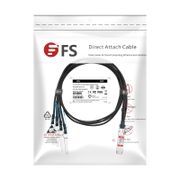 1m (3ft) NVIDIA/Mellanox Compatible 40G QSFP+ to 4 x 10G SFP+ Ethernet Active Direct Attach Copper Breakout Cable This picture is about 1.