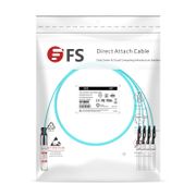 1m (3ft) Dell (DE) AOC-Q28-4SFP28-25G-1M Compatible 100G QSFP28 to 4 x 25G SFP28 Active Optical Breakout Cable This picture is about 6.