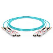 20m (66ft) NVIDIA/Mellanox MFS1S90-H020E Compatible 2 x 200G QSFP56 to 2 x 200G QSFP56 InfiniBand HDR Active Optical Breakout Cable for Quantum Switches This picture is about 20.