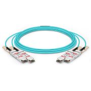 30m (98ft) NVIDIA/Mellanox MFS1S90-H030E Compatible 2 x 200G QSFP56 to 2 x 200G QSFP56 InfiniBand HDR Active Optical Breakout Cable for for Quantum Switches This picture is about 30.