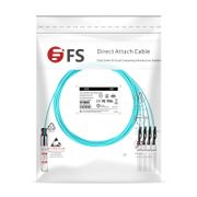 30m (98ft) Juniper Networks JNP-100G-AOCBO-30M Compatible 100G QSFP28 to 4 x 25G SFP28 Active Optical Breakout Cable This picture is about 6.