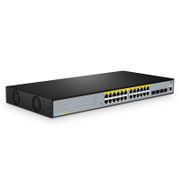 S2805S-24TF-P, 24-Port Gigabit Ethernet L2 Smart Managed PoE+ Switch, 24 x PoE+ Ports @370W, with 4 x 1Gb SFP Uplinks This picture is about S2805S-24TF-P.