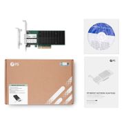 Intel E810-XXVAM2ベースのイーサネットネットワークアダプタ(25GデュアルポートSFP28、PCIe 4.0x 8、トール&ショートブラケット) この写真はE810XXVAM2-2BPに関するものです。