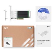 Carte d'Interface Réseau Ethernet Basée Intel XL710-BM1, Quatre Ports SFP+ 10G, PCIe 3.0 x 8, Support à Profil Haut et Bas Cette image concerne XL710BM1-4SP.