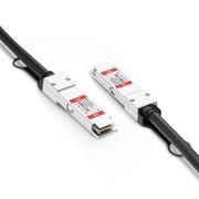 3m (10ft) Brocade 100G-Q28-Q28-C-0301 Compatible 100G QSFP28 Passive Direct Attach Copper Twinax Cable This picture is about 3.