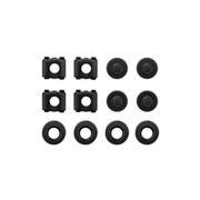 Horizontal Single Sided High Capacity Cable Manager, 2RU, Finger Duct with Cover, 4.56 in. Depth This picture is about 7.