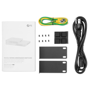 S2500L-24T, 24-Port Gigabit Ethernet L2 Unmanaged Switch, 24 x 10/100/1000M Gigabit RJ45, Fanless, Desktop/Rackmount This picture is about .