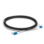 30m (98ft) LC UPC to LC UPC Duplex OS2 Single Mode 7.0mm LSZH FTTA Outdoor Fiber Patch Cable for Base Station This picture is about .