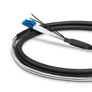 30m (98ft) LC UPC to LC UPC Duplex OS2 Single Mode 7.0mm LSZH FTTA Outdoor Fiber Patch Cable for Base Station This picture is about .