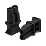 Type B QSFP+ QSFP28 Dust Caps, Suitable for Duplex LC QSFP+ QSFP28 Optical Module, 100pcs/pack This picture is about 1.