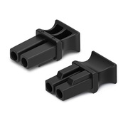 Type B QSFP+ QSFP28 Dust Caps, Suitable for Duplex LC QSFP+ QSFP28 Optical Module, 100pcs/pack This picture is about 1.