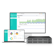S5860-48XMG, 48 Porte Ethernet L3 Switch, 48 x 10GBASE-T/Multi-Gigabit Porte, 4 x 25Gb SFP28, con 2 x 40Gb QSFP+ Uplink, PicOS®, Supporto MLAG, Broadcom Chip Questa immagine riguarda S5860-48XMG.