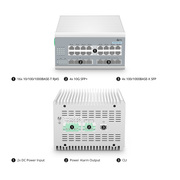 IES5100-16TS, Switch Industriel Manageable Gigabit Ethernet L3 à 16 Ports, 16x 10/100/1000BASE-T, 4x SFP 1Gb et 4x SFP+ 10Gb, Température de Fonctionnement -40 ~ 75°C Cette image concerne IES5100-16TS.