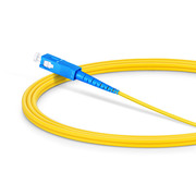 2m (7ft) Fiber Patch Cable, 1 Fiber, LC APC Simplex to SC UPC Simplex, Single Mode (OS2), Riser (OFNR), 2.0mm, Tight-Buffered, Yellow This picture is about .