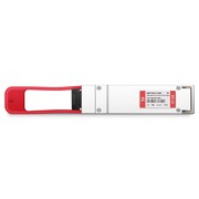 100GBASE-BX10-D QSFP28 BiDi 1331nm-TX/1271nm-RX 10km DOM Simplex LC/UPC SMF Optical Transceiver Module for FS Switches This picture is about 1.