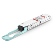 H3C Compatible 100GBASE-BX40-U QSFP28 BiDi 1304.58nm-TX/1309.14nm-RX 40km DOM Simplex LC/UPC SMF Optical Transceiver Module This picture is about 1.