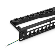Blank Shielded/UnShielded Patch Panel for Keystone Modules, 24