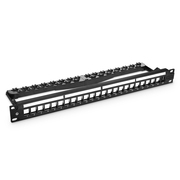 Blank Shielded/UnShielded Patch Panel for Keystone Modules, 24