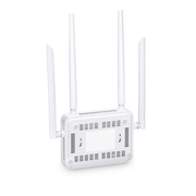 ONU1910-2G-W、XPON(GPON+EPON)ONU、1x PON、SC/UPC、2x GE、1x USB、および4x 外部アンテナ(1200M WiFi 5)付き この写真はONU1910-2G-Wに関するものです。