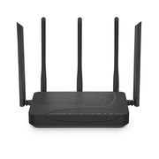 ONU1911-4GVC-W、XPON(GPON+EPON)ONU、1x PON、SC/UPC、4x GE、1x POTS、1x USB、1x RF、および5x 外部アンテナ(3000M WiFi 6)搭載 この写真はONU1911-4GVC-Wに関するものです。