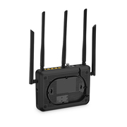 ONU1911-4GVC-W、XPON(GPON+EPON)ONU、1x PON、SC/UPC、4x GE、1x POTS、1x USB、1x RF、および5x 外部アンテナ(3000M WiFi 6)搭載 この写真はONU1911-4GVC-Wに関するものです。