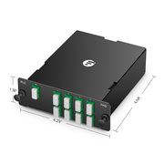 1 x 16 PLC Fiber Splitter, Standard FHD® Cassette LC/APC, Singlemode, for Optical LAN This picture is about 3.