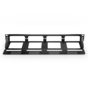 Distribuidor modular FHD™ de alta densidad 1U montaje en rack descargado, soporta hasta 4 x FHD™ cassettes o paneles, 144 fibras (LC) Esta imagen trata sobre FHD-1U-CMP400.