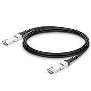 3m (10ft) 200G QSFP56 Passive Direct Attach Copper Twinax Cable for FS Switches This picture is about 5.