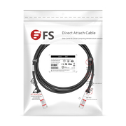 3m (10ft) 200G QSFP56 Passive Direct Attach Copper Twinax Cable for FS Switches This picture is about 4.