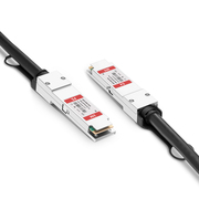 3m (10ft) Dell DAC-Q56-200G-3M Compatible 200G QSFP56 Passive Direct Attach Copper Twinax Cable This picture is about 3.