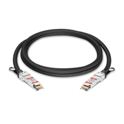 2.5m (8ft) HW QSFP-DD-400G-CU2M5 Compatible 400G QSFP-DD Passive Direct Attach Copper Twinax Cable This picture is about 1.