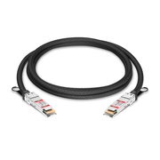 2.5m (8ft) Cisco QDD-400-CU2.5M Compatible 400G QSFP-DD Passive Direct Attach Copper Twinax Cable This picture is about 1.
