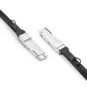 2.5m (8ft) Cisco QDD-400-CU2.5M Compatible 400G QSFP-DD Passive Direct Attach Copper Twinax Cable This picture is about 5.