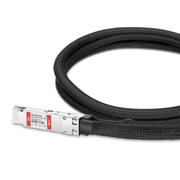 2.5m (8ft) 400G QSFP-DD Passive Direct Attach Copper Twinax Cable for FS Switches This picture is about 3.